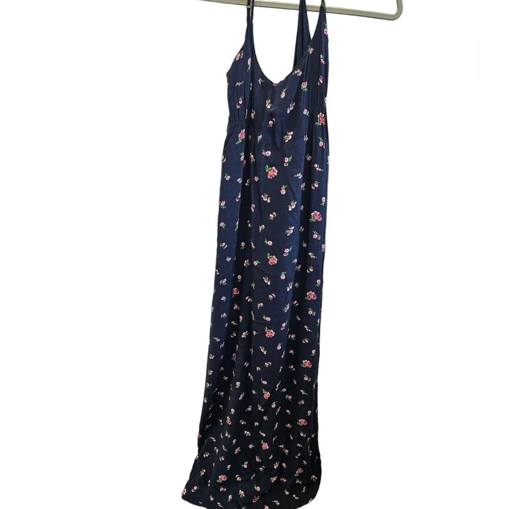 Abercrombie & Fitch Blue Floral Maxi Dress